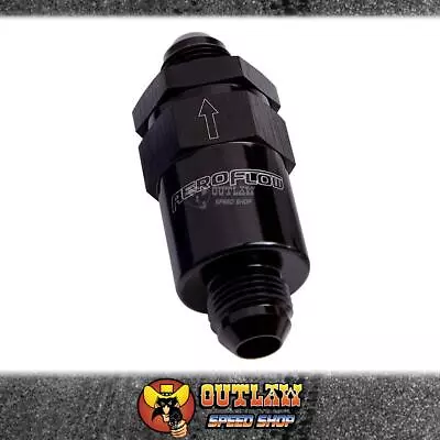 Aeroflow Billet Fuel Filter -6an Black - Af609-06blk • $35.65