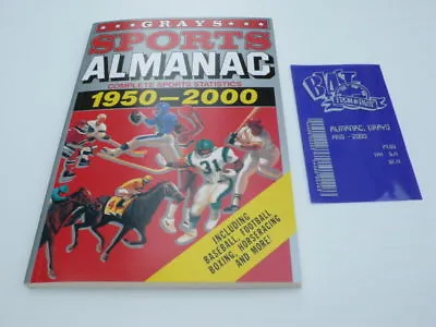 Grays Sports Almanac + 2 Receipts  • $94.22