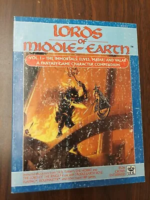 £24.76 • Buy ICE 8002 MERP Lords Of Middle-earth Vol 1 The Immortals, Elves, Maiar, And Valar