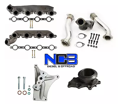 1999.5-2003 Ford 7.3 Diesel Turbo Pedestal Exhaust Manifolds & Bellowed Up Pipes • $399.95