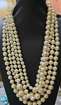 JC Crew Multi Strand Faux Pearl Necklace  NWT • $25