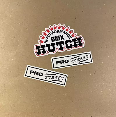 3x Hutch BMX Sticker Decals Pro Street Haro Kuwahara CW Torker JMC GT Skyway SE • $10