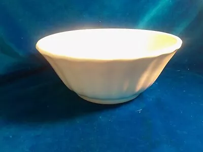 Vintage Homer Laughlin White 8.5  Mixing Bowl  Primitive  • $19.99