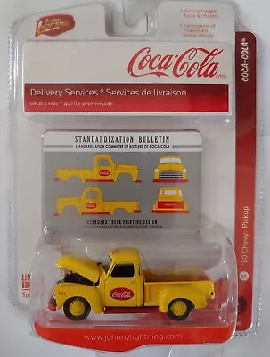 1950 CHEVY PICKUP  Coca-Cola DELIVERY SERVICES By Johnny Lightning • $15.10