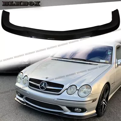 FRP W/ Carbon Fiber CS Front Lip For 01-06 W215 CL55AMG Coupe Stock AMG Bumper • $448.88