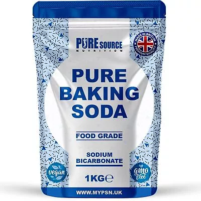 Baking Soda 1KG Food Grade Sodium Bicarbonate Soda Bi Carb Fine Bicarb Powder • £6.49