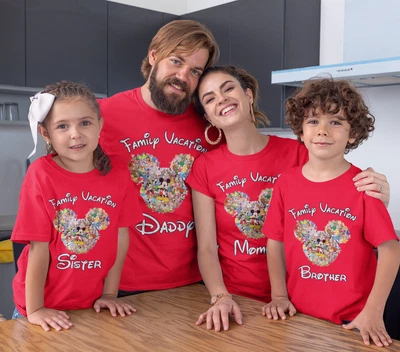 $14.99 • Buy Disney Family Vacation Customized T-shirts New Matching T-Shirts For Families.