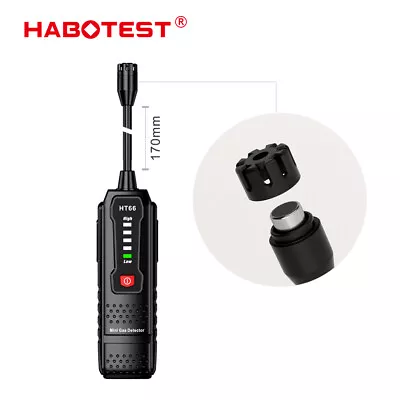 HABOTEST HT66 Gas Leak Detector For Home 50-1000 PPM Sound Alarm Natural Methane • $17.78