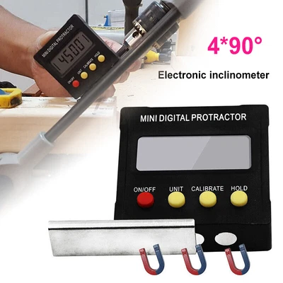 £11.99 • Buy 360° Magnetic Digital Level Box Angle Finder Goniometer Inclinometer Protractor~