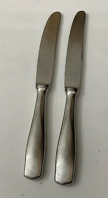 2 X Carl C Hugo Pott Solingen Germany 2716 Stainless Steel Dinner Knives Cutlery • $48.48