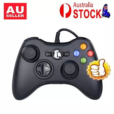 Dual Shock Xbox 360 Controller For Windows & Xbox 360 Console PC USB Wired HOT • $20.36