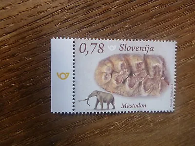 Slovenia 2018 Fossil Mammals- Mastodon Mint Stamp • $1.28