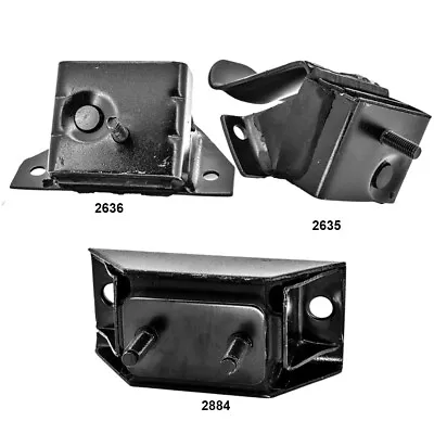 Engine Motor Mounts & Trans. Mount 3Pcs Set For Ford F-150 87-88 L6 4.9L • $59