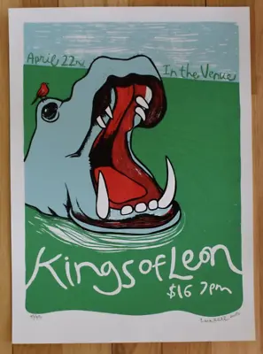 Kings Of Leon In The Venue Leia Bell 2005 Signed Numbered Concert Poster • $118