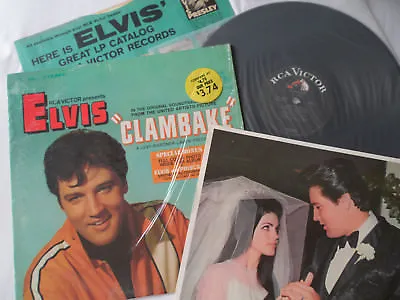 $119.99 • Buy ELVIS Original__1967__Clambake LP__SHRINK__BONUS PHOTO__RCA LSP-3893__EX-