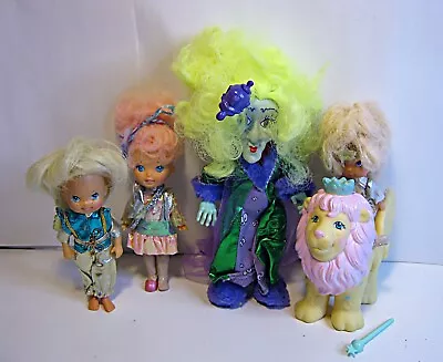 Vintage 1986 Hasbro Lot Of MOON DREAMERS Dolls STARR BUCKY BITSY ROARY SCOWLENE • $114.99