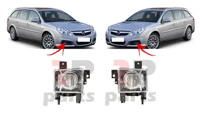 For Opel Vauxhall Vectra C Signum 05-08 Front Bumper Foglight Lamp Pair Lhd=rhd • $124.32