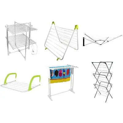 £24.99 • Buy Garden Clothes Airer Dryer Electric Heated Drying Rack Foldable Washing Laundry