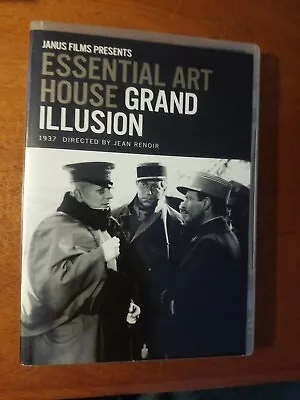 Renoir's GRAND ILLUSION DVD 2008 ESSENTIAL ART HOUSE Excellent Condition Lib • $14.99