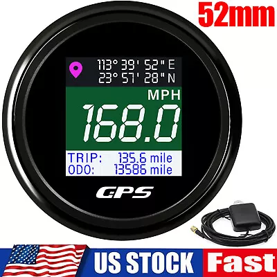 52MM Digital GPS Speedometer Odometer Gauge For Boat Car Truck Motorcycles US • $46.31