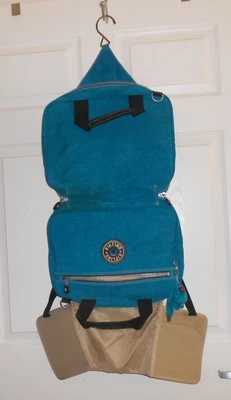 £38.44 • Buy Kipling Blue Hanging Toiletry  / Cosmetic / Makeup Travel Case Bag