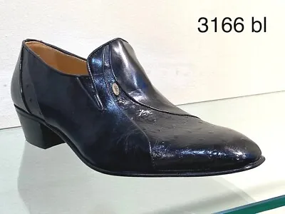 New *Reduced* Men's Donelli Classic Cuban Heel All Leather Shoes By Paco Milan • £45