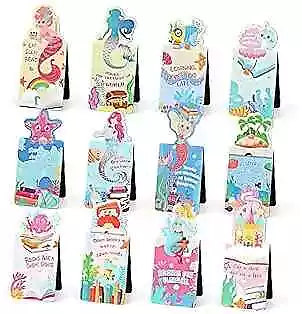  24Pcs Mermaid Magnetic Bookmarks For Kids Cute Magnet Book Markers Kit For  • $15.68