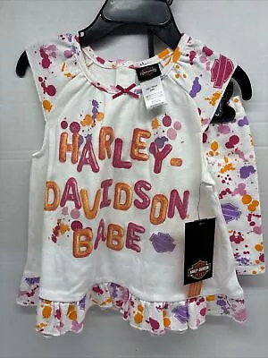 Harley Davidson Girls Short Outfit 24 Mth • $29.99