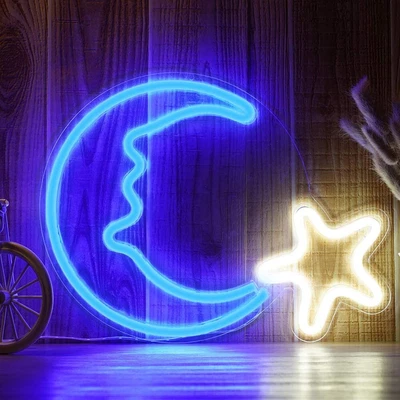 $13.59 • Buy Custom Neon Sign For Wall Decor Personalized LED Neon Light Signs Bathroom Party