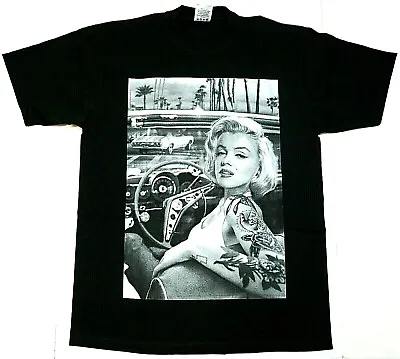 MARILYN MONROE T-shirt Tattoo Lowrider Urban Streetwear Men's Tee New • $22.75