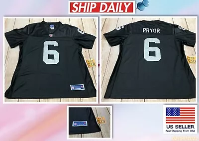 Genuine Vintage PROLINE NFL #6 1/1 TERRELLE Pryor Raiders Women Jersey Large L🔥 • $24.29