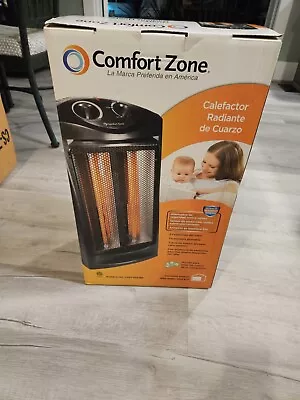 Comfort Zone Quartz Radiant Heater 1500 Watts 5120 BTU • $37.99