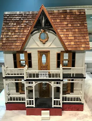 Finished Built Wood Vintage Dura-Craft MA242 Manchester Country Doll House 1998 • $119.99