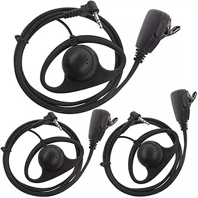 Earpiece Headset PTT For Motorola Talkabout Cobra Two Way Radio Walkie Talkie • $18.99