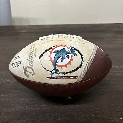 Miami Dolphins Football Limited Edition Series M NFL Collectable Official Size • $24.99