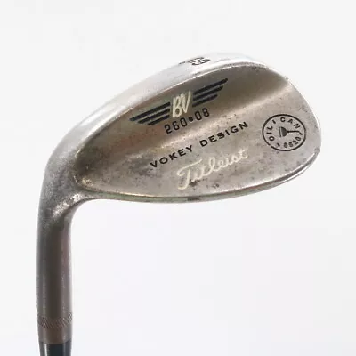 Titleist Vokey Oil Can 8620 Wedge 60 Degrees 260.08 Steel Left-Handed C-129421 • $60