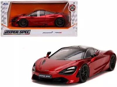 1:24 McLaren 720S -- Candy Red -- JADA: Hyper-Spec • $39.99