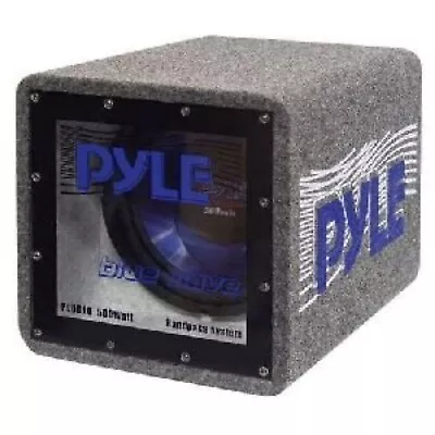 Pyle10  500 Watt Car Audio Speaker Subwoofer Bandpass Enclosure SystemNEW • $75.16