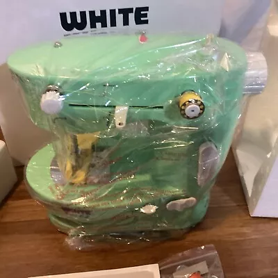 White Sew E-Z Model W338G Green Mini Sewing Machine • $23