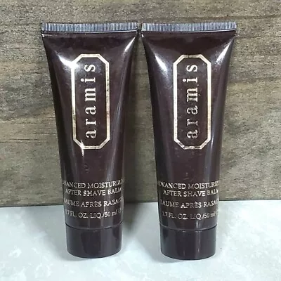 2X Aramis ~ Advanced Moisturizing After Shave Balm ~ 1.7 Oz  50 Ml NWOB Read • $15