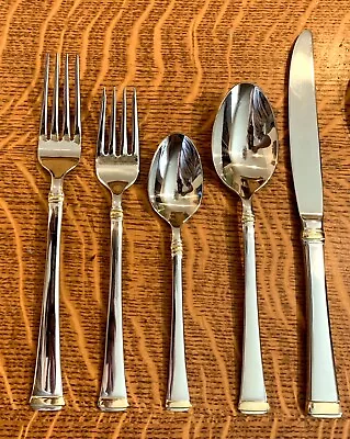 Mikasa GOLD HARMONY ACCENT Stainless18/10 Silverware YOUR CHOICE Flatware  • $6.95