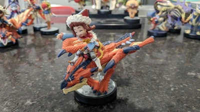$50 • Buy Nintendo Amiibo Monster Hunter Stories ONE-EYED RATHALOS & RIDER GIRL