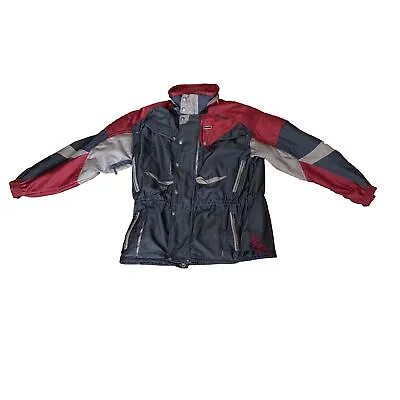 Spyder Entrant G2 Thinsulate Ski Snowboard Jacket Mens XL Gray Beige Red Vintage • $80