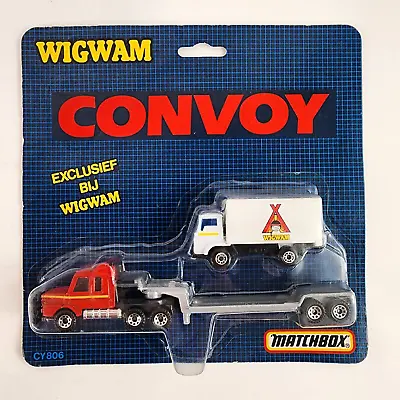 Matchbox BIJ Wigwam Convoy Two-Pack Truck & Trailer Set Exclusive 1990 RARE NEW • $53.95