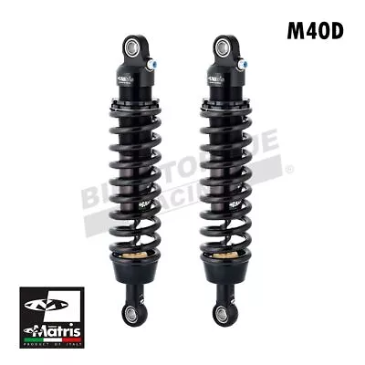 Matris M40D Black Rear Shocks Fits Kawasaki W650 1998-2006 • £936