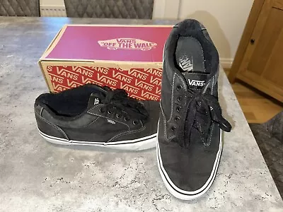 Vans Canvas Winston Black & White Mens UK10.5 Shoes • £10