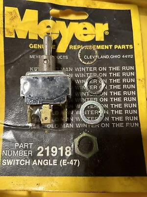 Genuine Meyer Snow Plow Angle Toggle Switch  21918 • $30