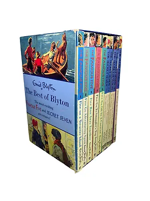 £9.95 • Buy Enid Blyton The Best Of Blyton Famous Five & Secret Seven 10 Book Box Set