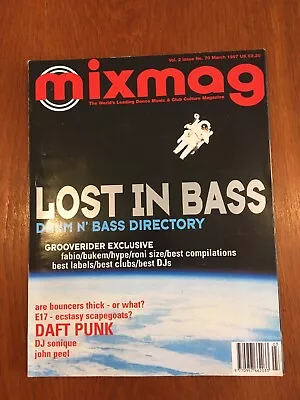 Mixmag Magazine Vol 2 No 70 March 1997 Drum N Bass Grooverider Daft Punk DJ • £6.99