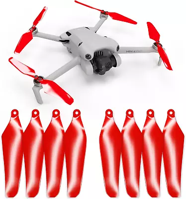 4 Propellers In Set Master Airscrew Super Stealth Propellers DJI Mini Red • $22.49